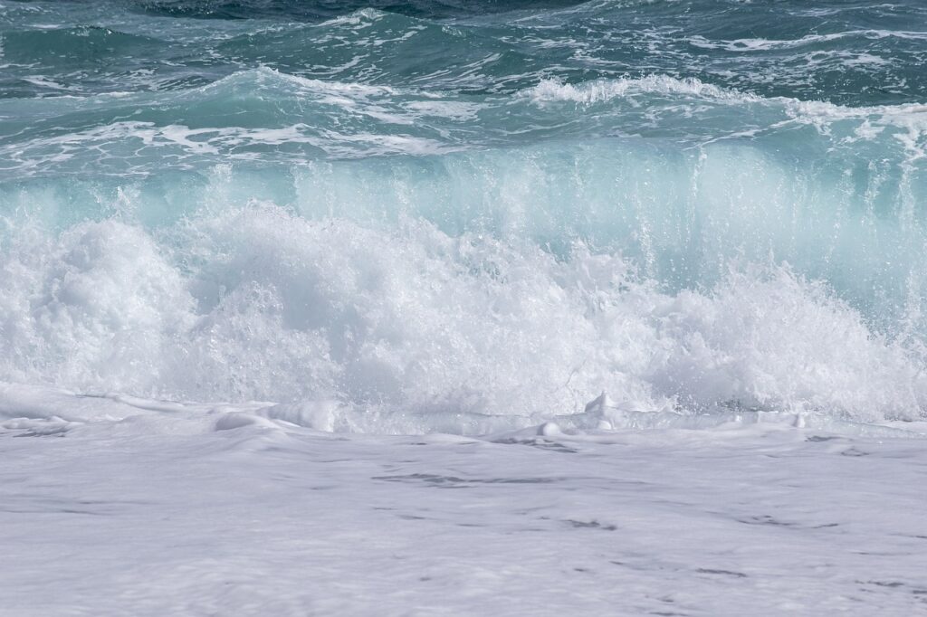 mer et vagues,l'eau comme révélateur de votre potentiel de guérison